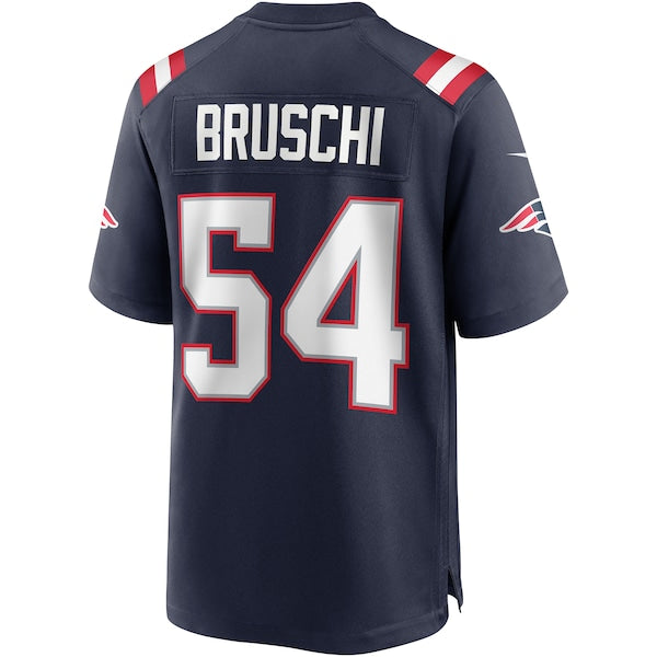 Tedy Bruschi New England Patriots Nike Game Retired Player Jersey - Navy/Red - Image 4