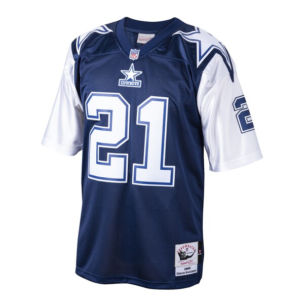 Deion Sanders Dallas Cowboys 1995 Authentic Jersey - Navy - Image 3