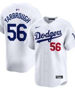 Ryan Yarbrough Los Angeles Dodgers Nike Home Limited Player Jersey - White