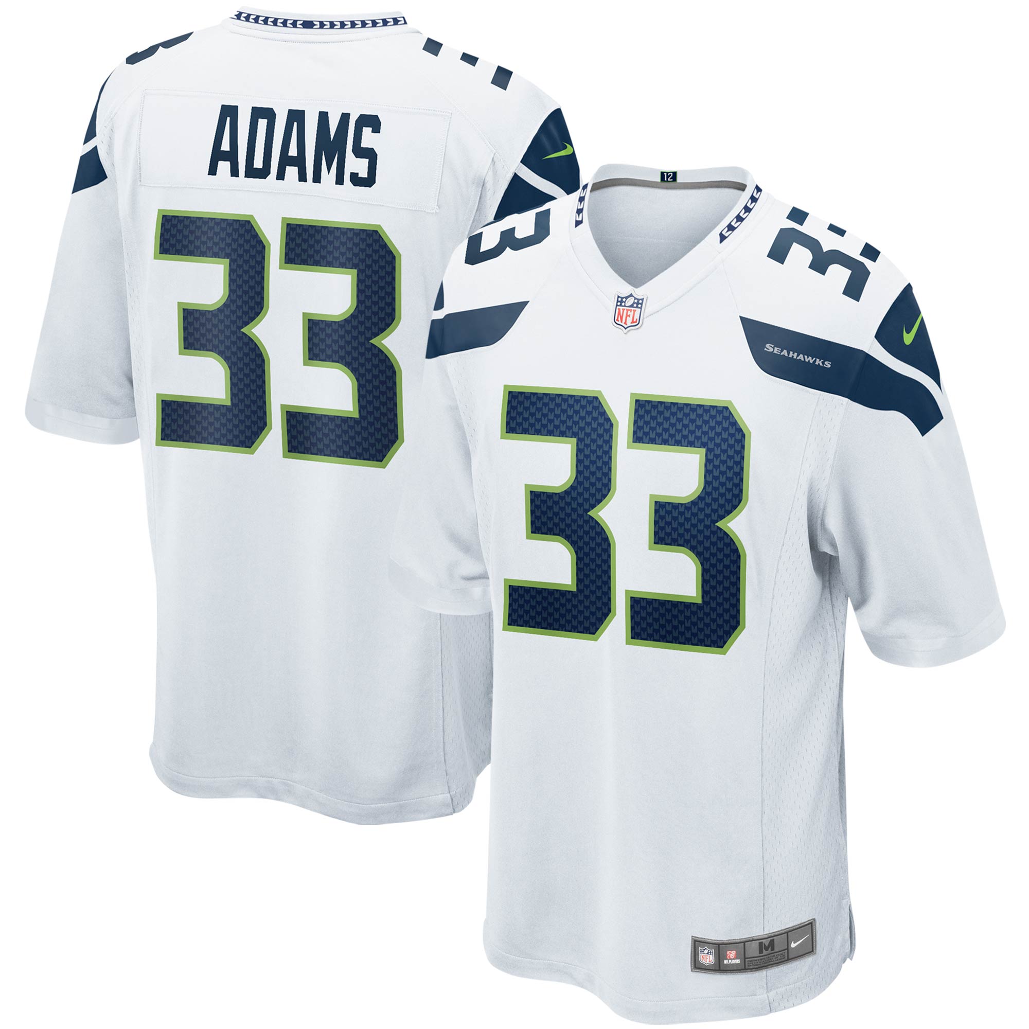 Jamal Adams Seattle Seahawks Nike Game Jersey - College Navy/White - Image 2