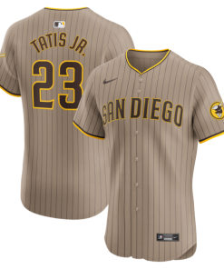 Fernando Tatis Jr. San Diego Padres Nike Alternate Elite Player Jersey - Sand