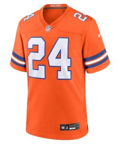 Alternative view of Champ Bailey Denver Broncos Nike Mile High Collection 1977 Throwback Retired Player Game Jersey - Orange