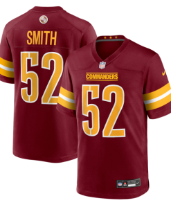 Preston Smith Washington Commanders Nike Team Game Jersey -  Burgundy