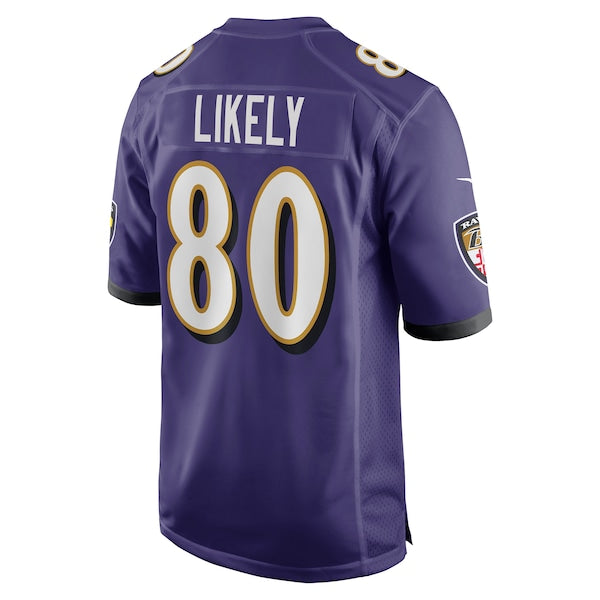 Isaiah Likely Baltimore Ravens Nike Player Game Jersey - Purple - Image 3