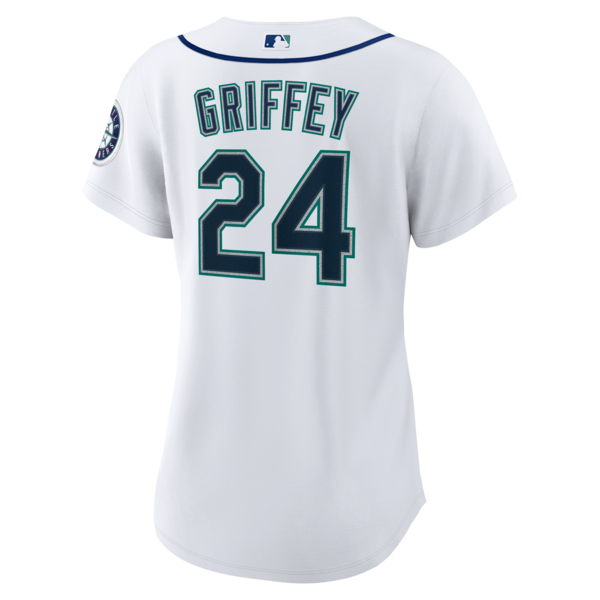 Ken Griffey Jr. Seattle Mariners Nike Women's Home Replica Jersey - White - Image 3