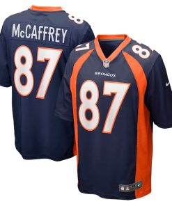 Alternative view of Ed McCaffrey Denver Broncos Nike Retired Player Jersey - Navy/Orange