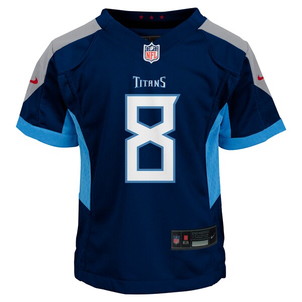 Will Levis Tennessee Titans Nike Preschool Game Jersey - Navy/Light Blue - Image 6