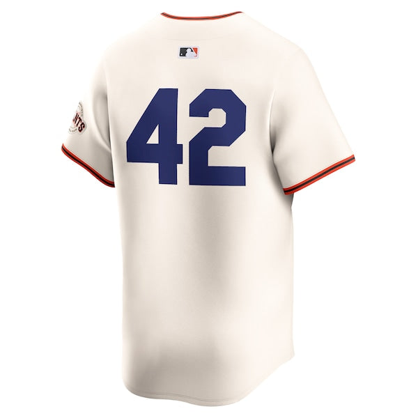 San Francisco Giants Nike 2024 Jackie Robinson Day Home Limited Jersey?ยจC Cream - Image 3