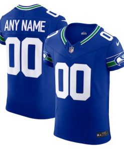 Seattle Seahawks Nike Alternate Vapor F.U.S.E. Elite Custom Jersey - Men's Royal