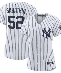CC Sabathia New York Yankees Nike Women's 2025 Baseball Hall of Fame Replica Jersey - White