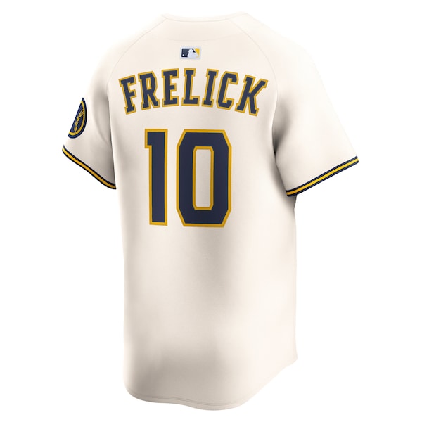 Sal Frelick Milwaukee Brewers Nike Home Limited Player Jersey - Cream - Image 3