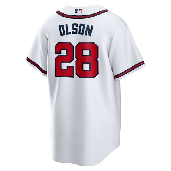 Matt Olson Atlanta Braves Nike Home Replica Player Jersey - White - Image 4