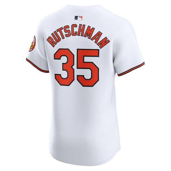 Adley Rutschman Baltimore Orioles Nike Home Elite Jersey - White - Image 3