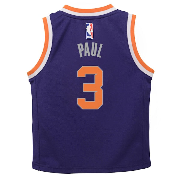 Chris Paul Phoenix Suns Nike Preschool 2021/22 Replica Jersey - Icon Edition - Purple - Image 4