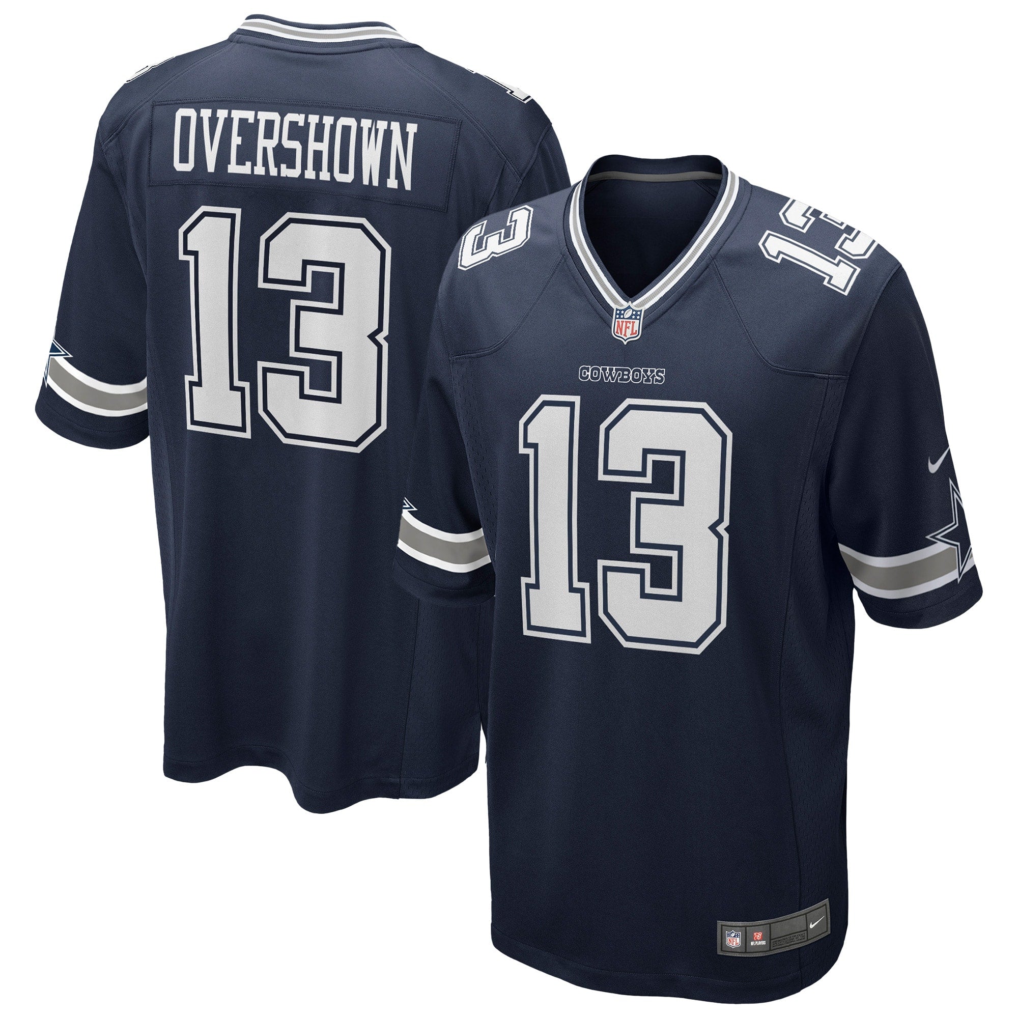 DeMarvion Overshown Dallas Cowboys Nike Game Jersey - White/Navy - Image 5