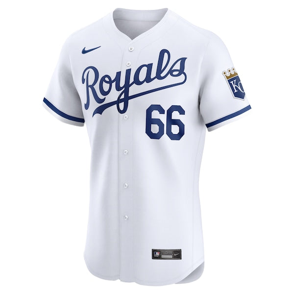 James Macarthur Kansas City Royals Nike Home Elite Player Jersey - White - Image 2
