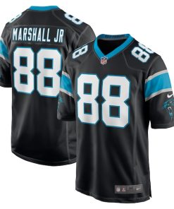 Terrace Marshall Jr. Carolina Panthers Nike 2021 NFL Draft Pick Player Game Jersey - Black