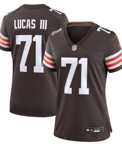 Cornelius Lucas Cleveland Browns Nike Women's Team Game Jersey -  Brown