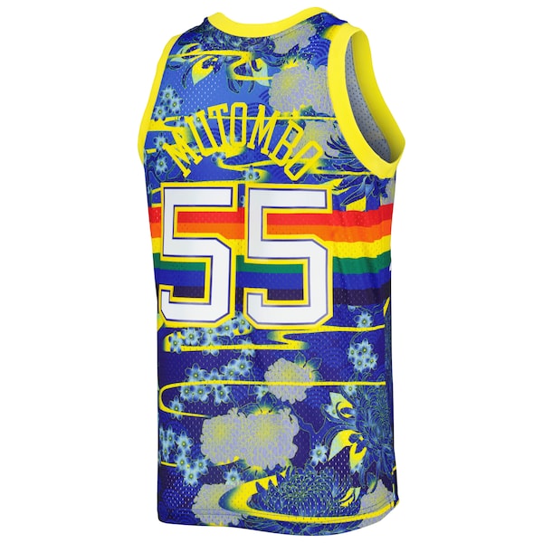 Dikembe Mutombo Denver Nuggets Hardwood Classics Lunar New Year Swingman Jersey - Blue - Image 3