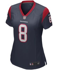 Alternative view of David Carr Houston Texans Nike Women's Game Retired Player Jersey - Navy