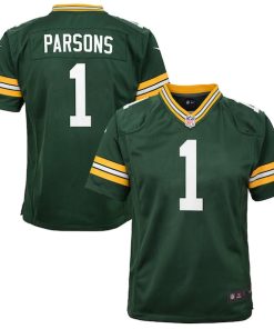Micah Parsons Green Bay Packers Nike Youth Game Player Jersey - Green/White