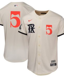 Corey Seager Texas Rangers Nike Youth City Connect Limited Player Jersey - Natural