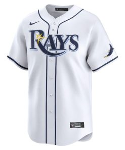 Alternative view of Tampa Bay Rays Nike Home Limited Jersey - White