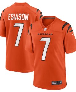 Alternative view of Boomer Esiason Cincinnati Bengals Nike Retired Player Alternate Game Jersey - Orange/Black