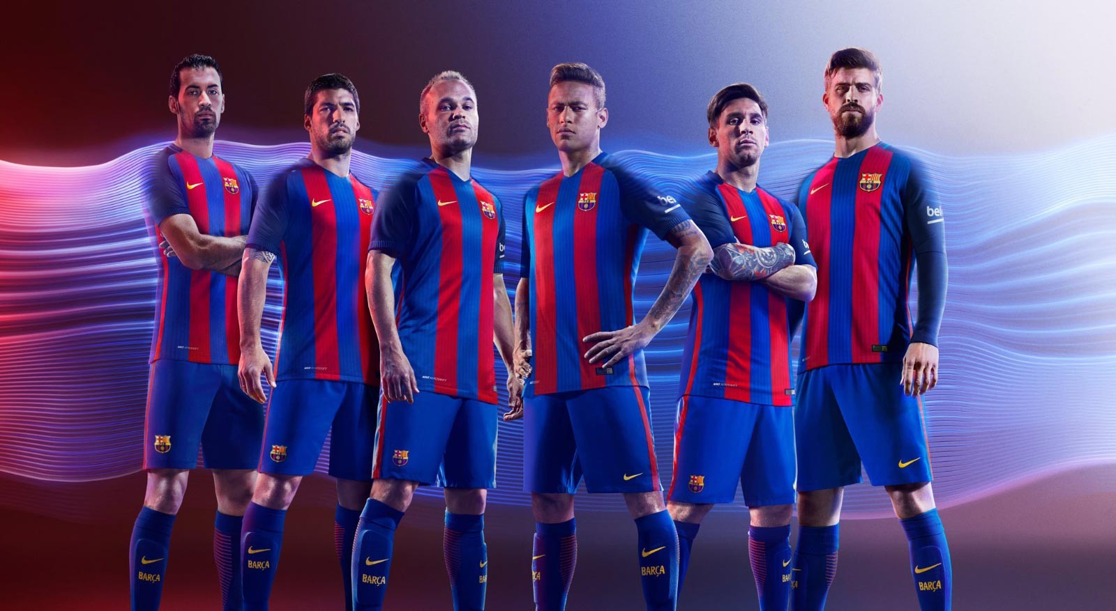 Barcelona 2016-17 Home Vintage Jersey - Image 4