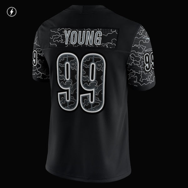 Chase Young Washington Commanders Nike RFLCTV Limited Jersey - Black - Image 7