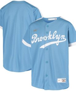 Brooklyn Dodgers Nike Youth Alternate Cooperstown Collection Team Jersey - Light Blue