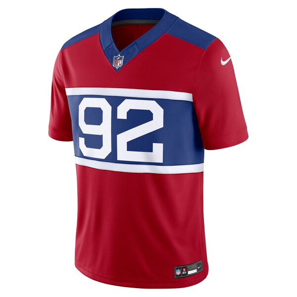 Michael Strahan New York Giants Nike Alternate Vapor F.U.S.E. Retired Player Limited Jersey - Century Red - Image 2