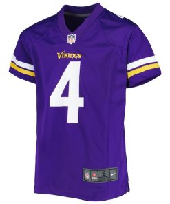 Alternative view of Dalvin Cook Minnesota Vikings Nike Youth Game Jersey - Purple
