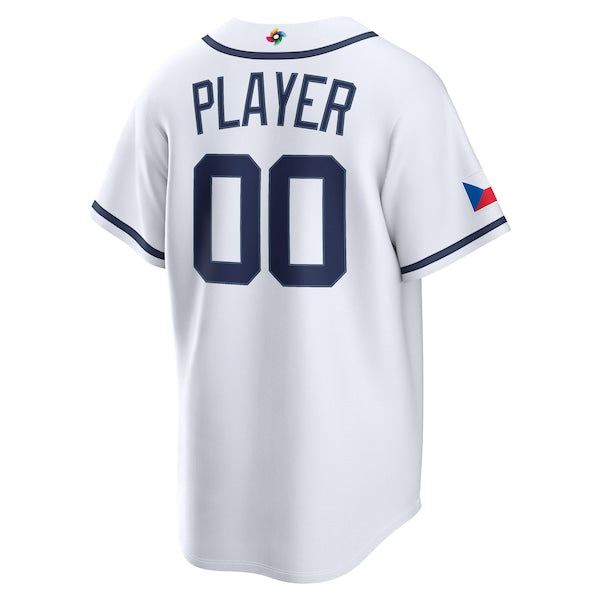 Czech Republic Baseball Nike 2026 World Baseball Classic Home Pick-A-Player Jersey - White - Image 3