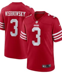 Mitch Wishnowsky San Francisco 49ers Nike  Game Jersey -  Scarlet