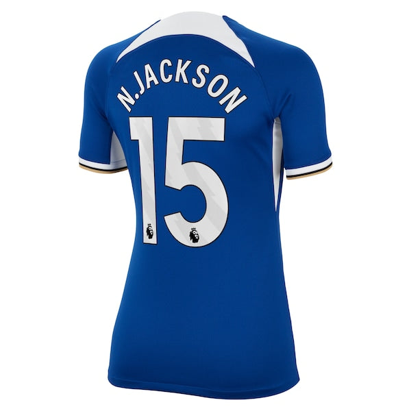 Nicolas Jackson Chelsea Nike Women's 2023/24 Home Stadium Replica Jersey - Blue/Navy - Image 6