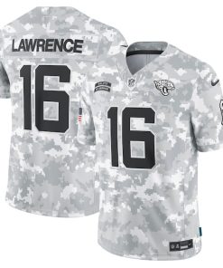 Trevor Lawrence Jacksonville Jaguars Nike 2024 Salute to Service Limited Jersey - Arctic Camo