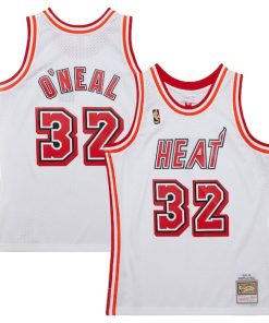 Shaquille O'Neal Miami Heat 2007/08 Hardwood Classics Swingman Jersey - White