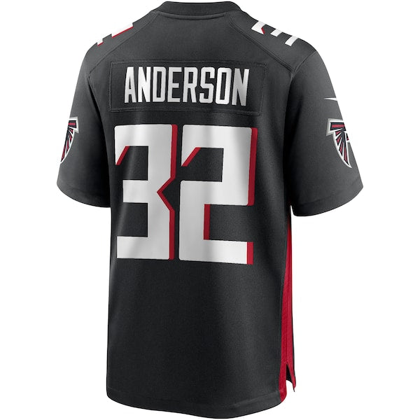Jamal Anderson Atlanta Falcons Nike Game Retired Player Jersey - Black/Red - Image 4