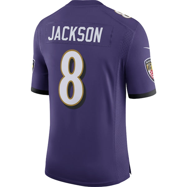Lamar Jackson Baltimore Ravens Nike Speed Machine Limited Jersey - Purple - Image 3