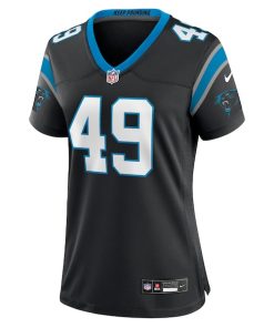 Alternative view of Frankie Luvu Carolina Panthers Nike Women's Team Game Jersey - Black
