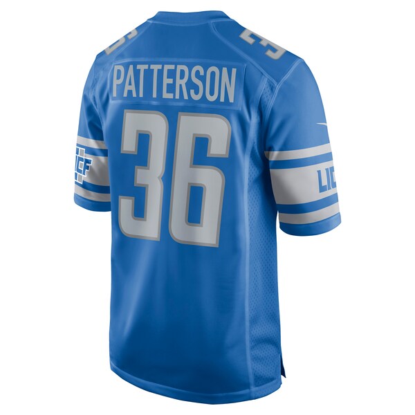Riley Patterson Detroit Lions Nike Team Game Jersey - Blue - Image 3