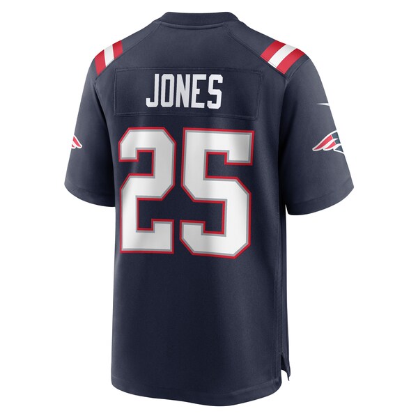 Marcus Jones New England Patriots Nike Game Player Jersey - Navy - Image 3