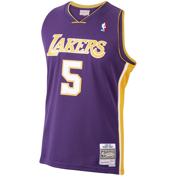 Robert Horry Los Angeles Lakers 1999/00 Hardwood Classics Swingman Jersey - Purple - Image 2