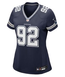 Alternative view of Quinnen Williams Dallas Cowboys Nike Women's Team Game Jersey - Navy