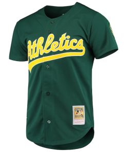 Alternative view of Mark McGwire Oakland Athletics 1997 Cooperstown Collection Authentic Jersey - Green