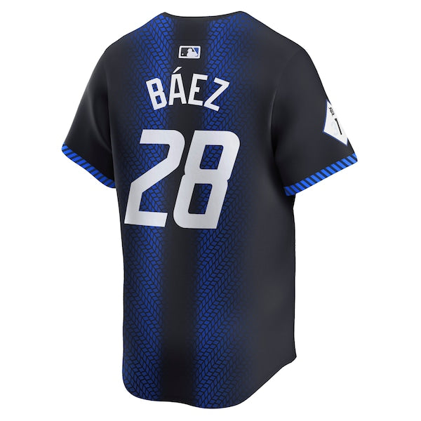 Javier B¨¢ez Detroit Tigers Nike City Connect Limited Jersey - Navy - Image 3