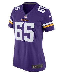 Alternative view of Michael Jurgens Minnesota Vikings Nike Women's Game Jersey -  Purple