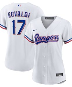 Nathan Eovaldi Texas Rangers Nike Women's Home Replica Jersey - White