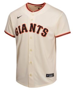 Alternative view of Mike Yastrzemski San Francisco Giants Nike Youth Home Game Player Jersey - Cream